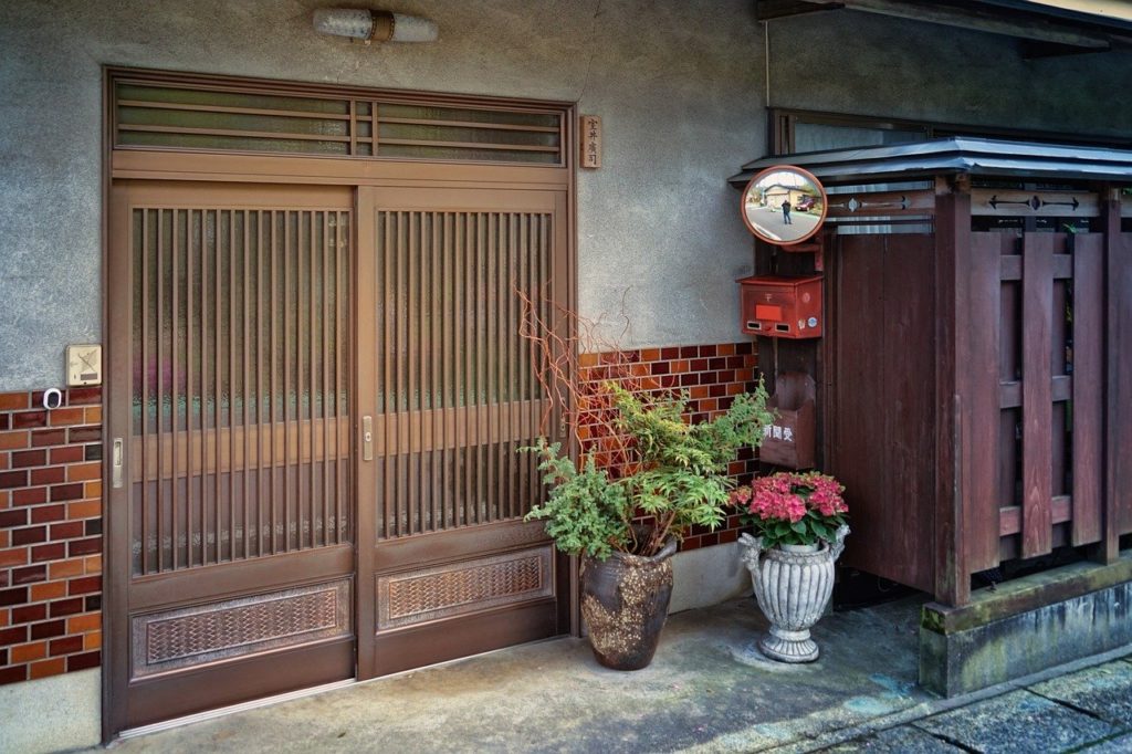 日本家屋の玄関